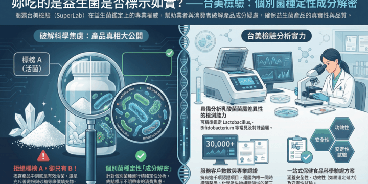 受保護的內容: 個別菌種定性「成分解密」，讓科學數據成為您的最強護城河